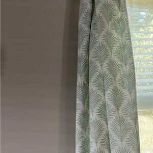 Sage green Palm print fabric 3 yards